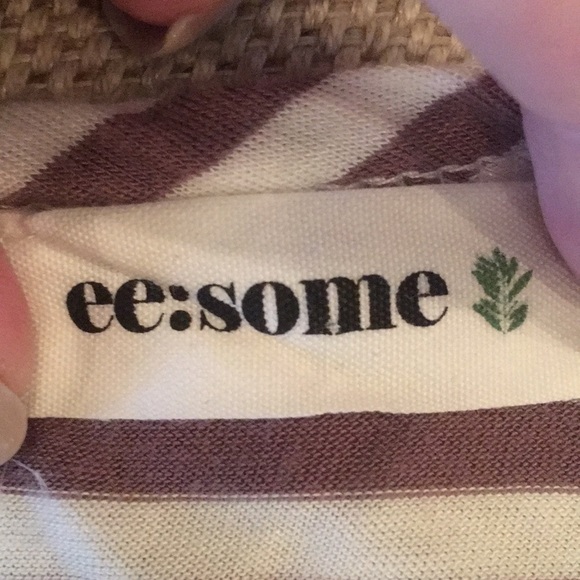 ee:some taupe and cream sleeveless sundress - Picture 7 of 8